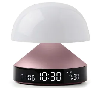 Budzik Lexon Mina Sunrise Light Pink LR153MLP Jasnoróżowy