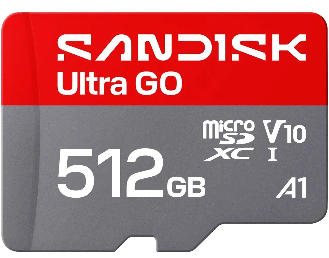 Karta pamięci SANDISK Ultra Go microSDXC 512GB 190MB/s