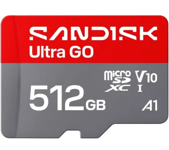 Karta pamięci SANDISK Ultra Go microSDXC 512GB 190MB/s