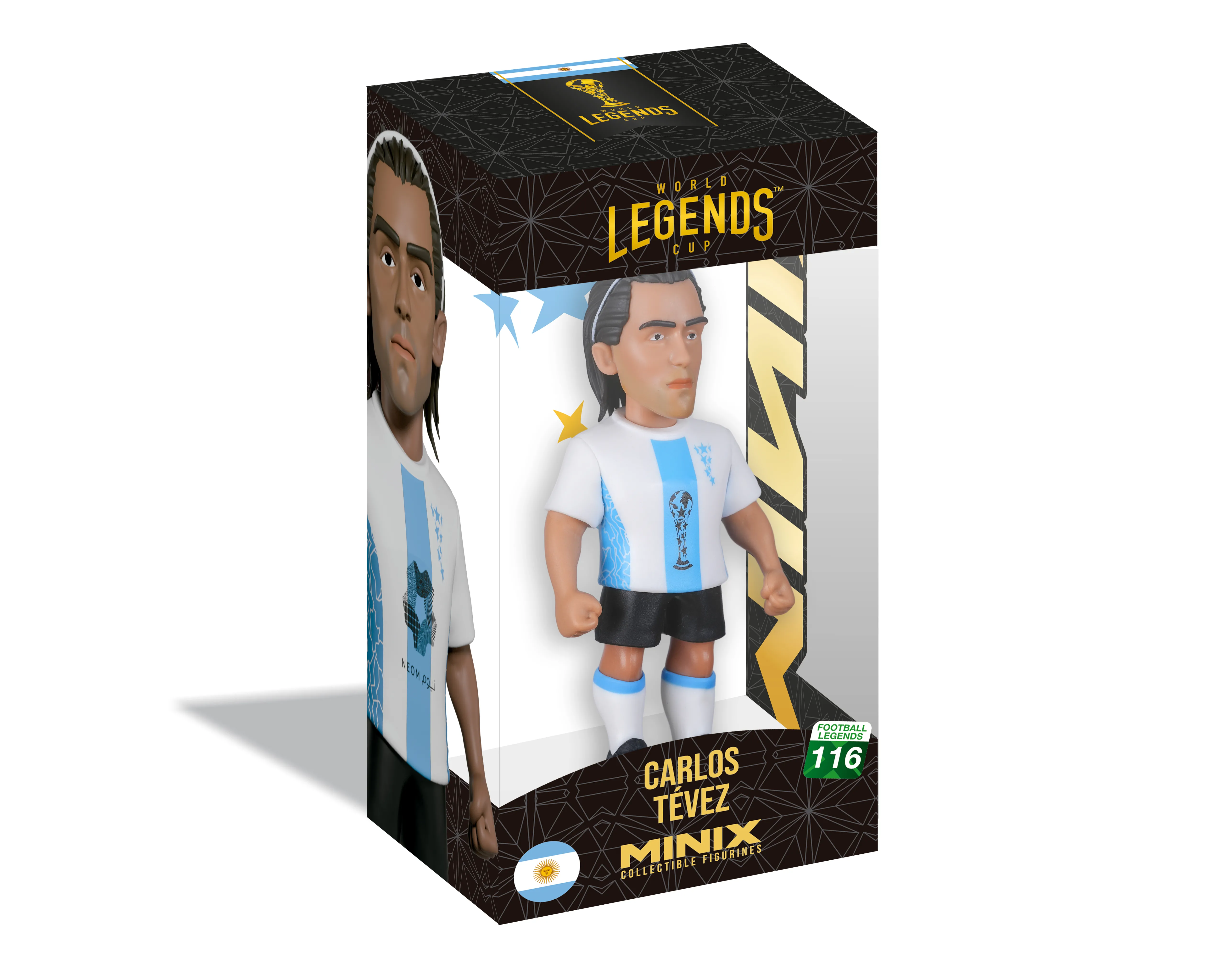 Figurka Minix World Legends Cup Carlos Tévez (Argentyna)