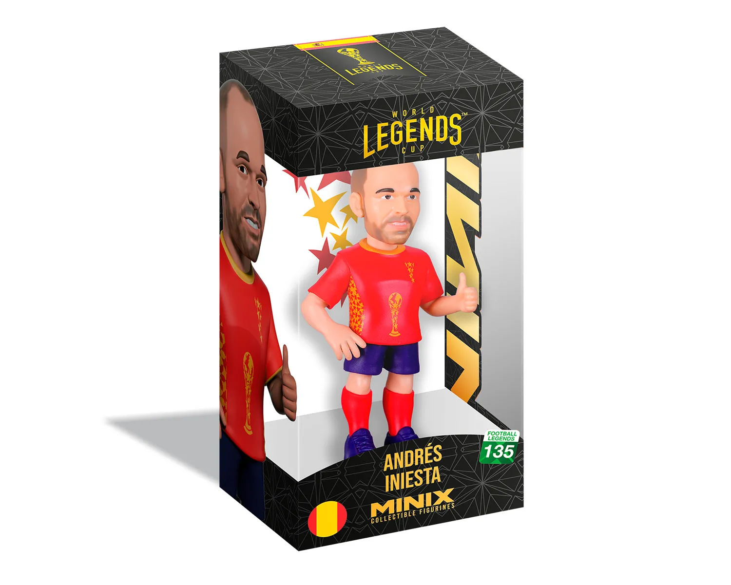 Figurka Minix World Legends Cup Andrés Iniesta (Hiszpania)