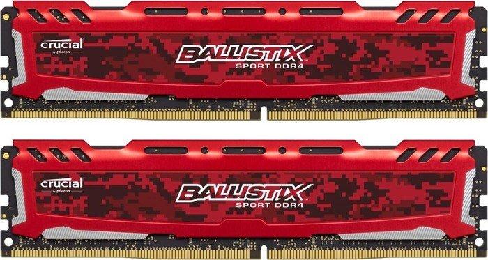 Pamięć RAM Crucial Ballistix DDR4 Sport LT (2 x 4GB) 2400 CL16