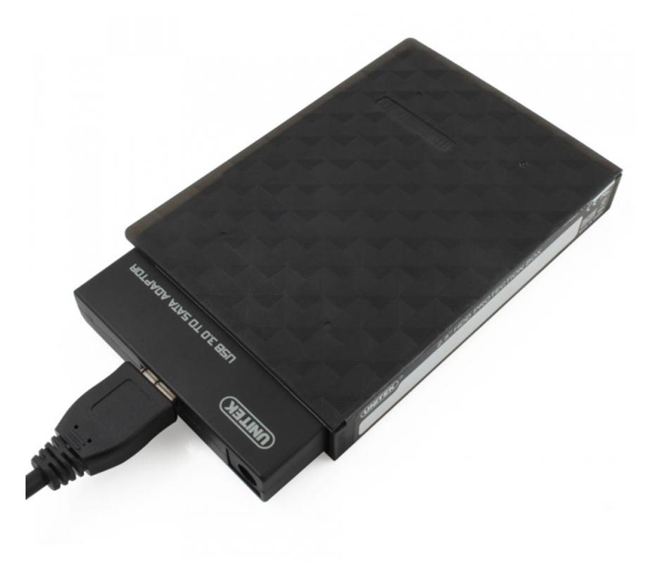 Adapter Unitek Y-1039B + obudowa do dysku 2.5"