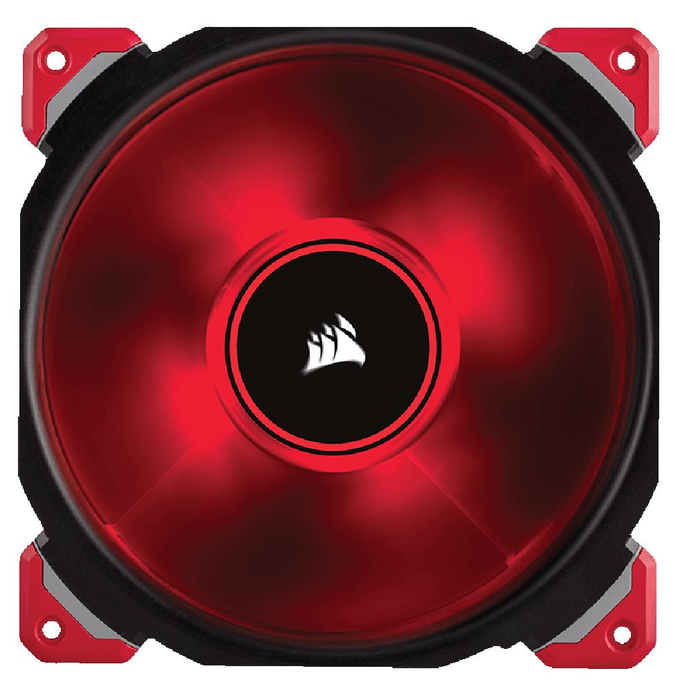 Wentylator Corsair ML140 140mm Pro LED PWM Premium Magnetic Levitation Fan (czerwony)