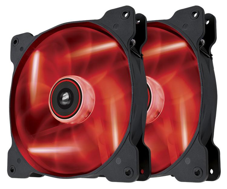 Corsair Air Series SP140 LED Twin Pack (czerwony)