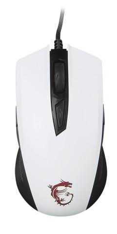 Myszka MSI Clutch GM40 (biała)