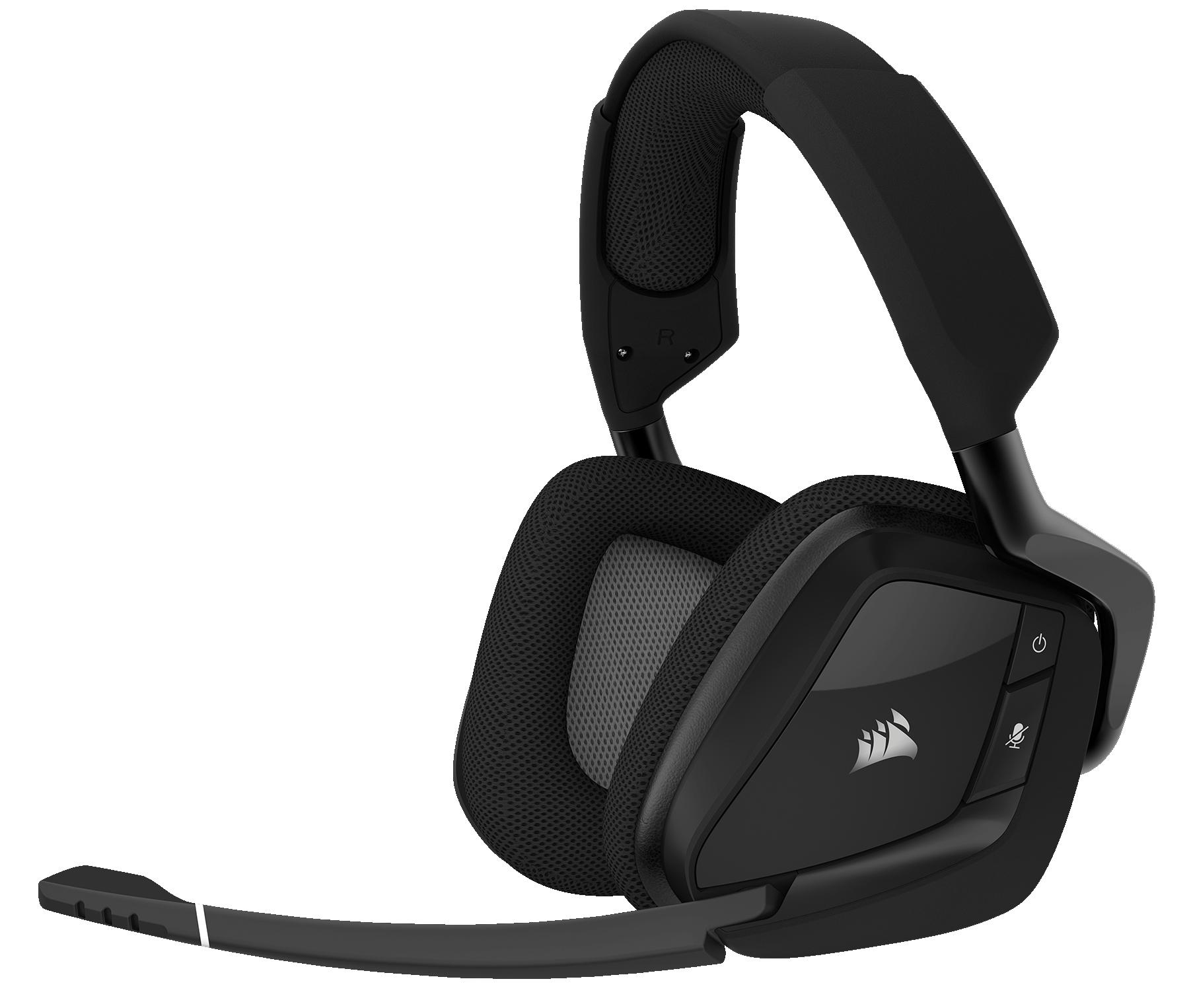 Słuchawki bezprzewodowe z mikrofonem Corsair VOID PRO RGB Wireless Premium Gaming Headset with Dolby Headphone 7.1 CA-9011152-EU