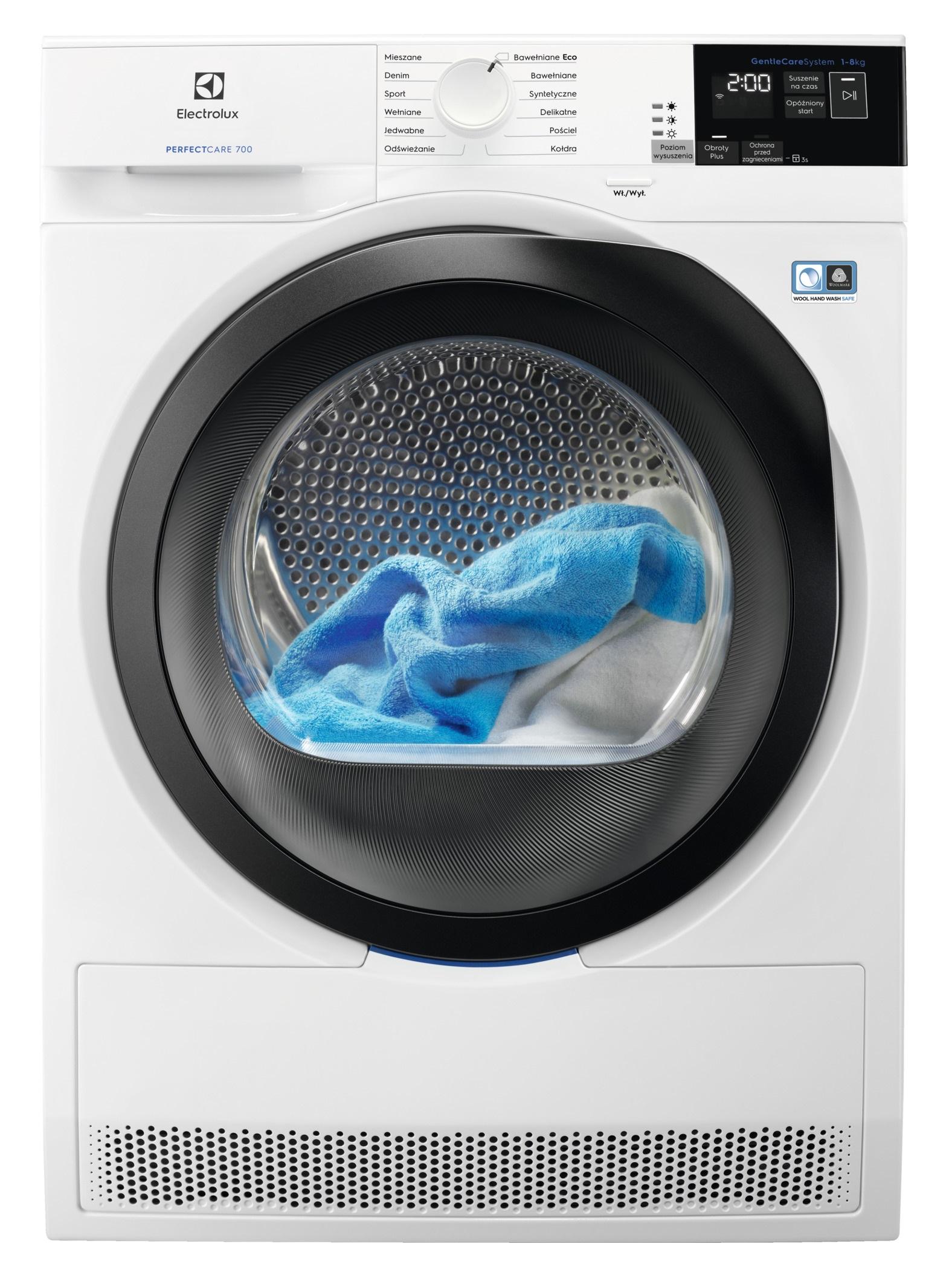 Suszarka Electrolux EW7H438BP PerfectCare - 63,8cm - pompa ciepła - 8kg