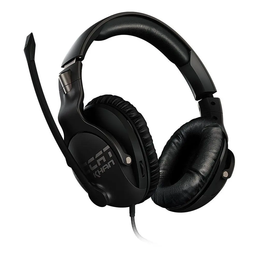 Słuchawki przewodowe z mikrofonem Roccat Khan Pro Nauszne Czarny