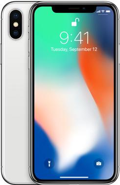 Smartfon Apple iPhone X 256GB (srebrny)