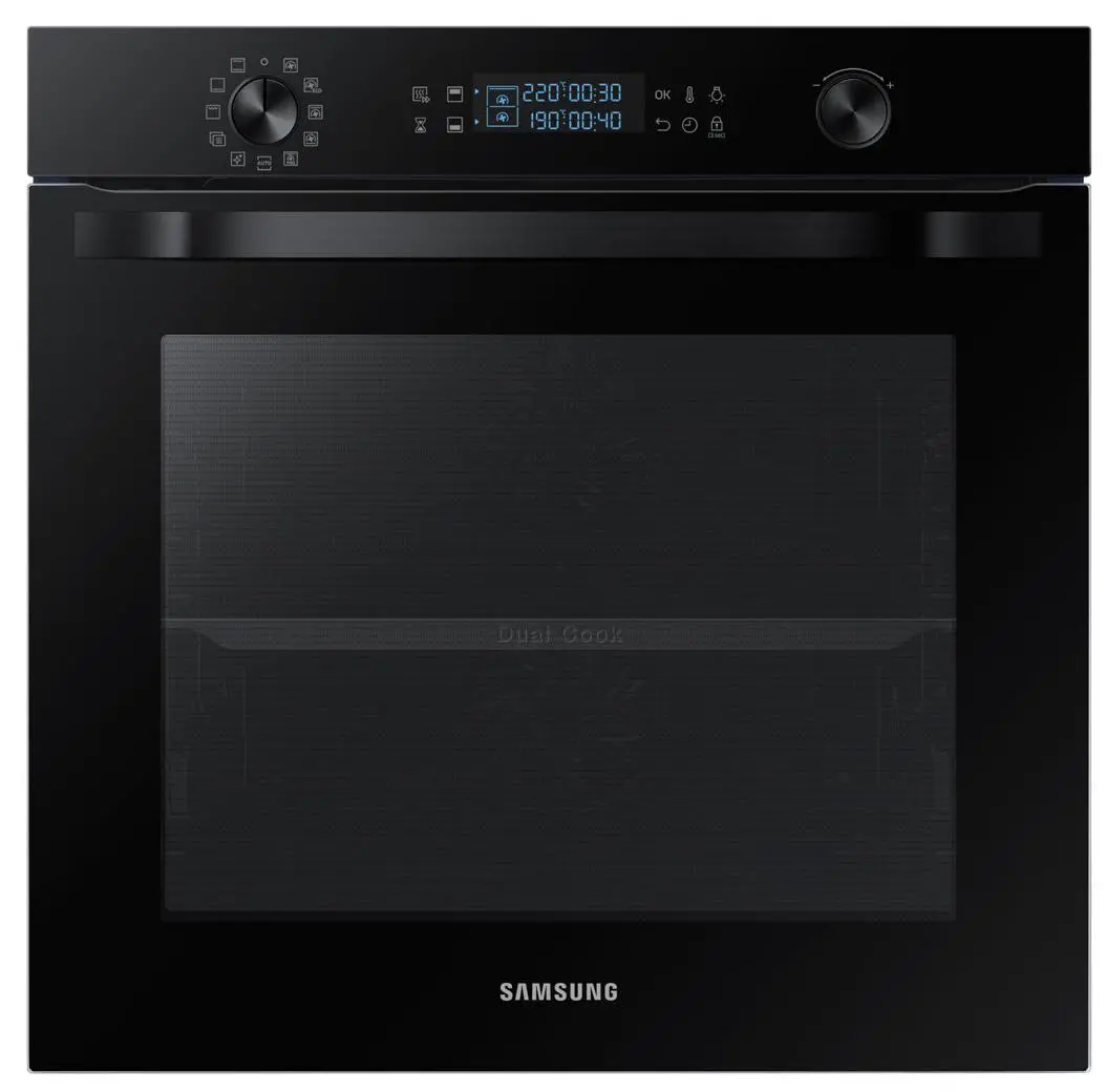 Piekarnik elektryczny Samsung Dual Cook NV75K5541RB Termoobieg Czarny