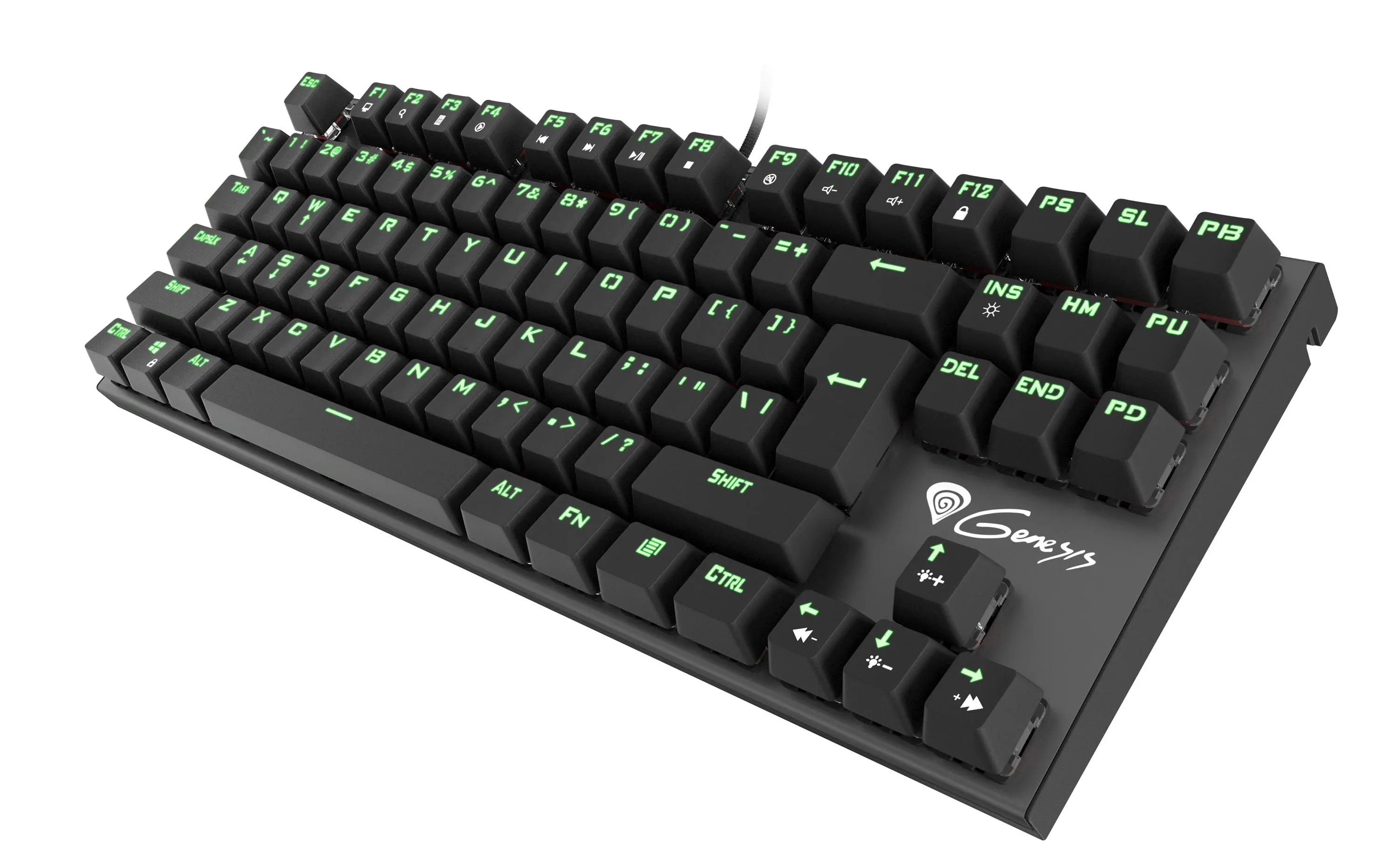 Klawiatura mechaniczna Genesis Thor 300 TKL Outemu Blue Czarny