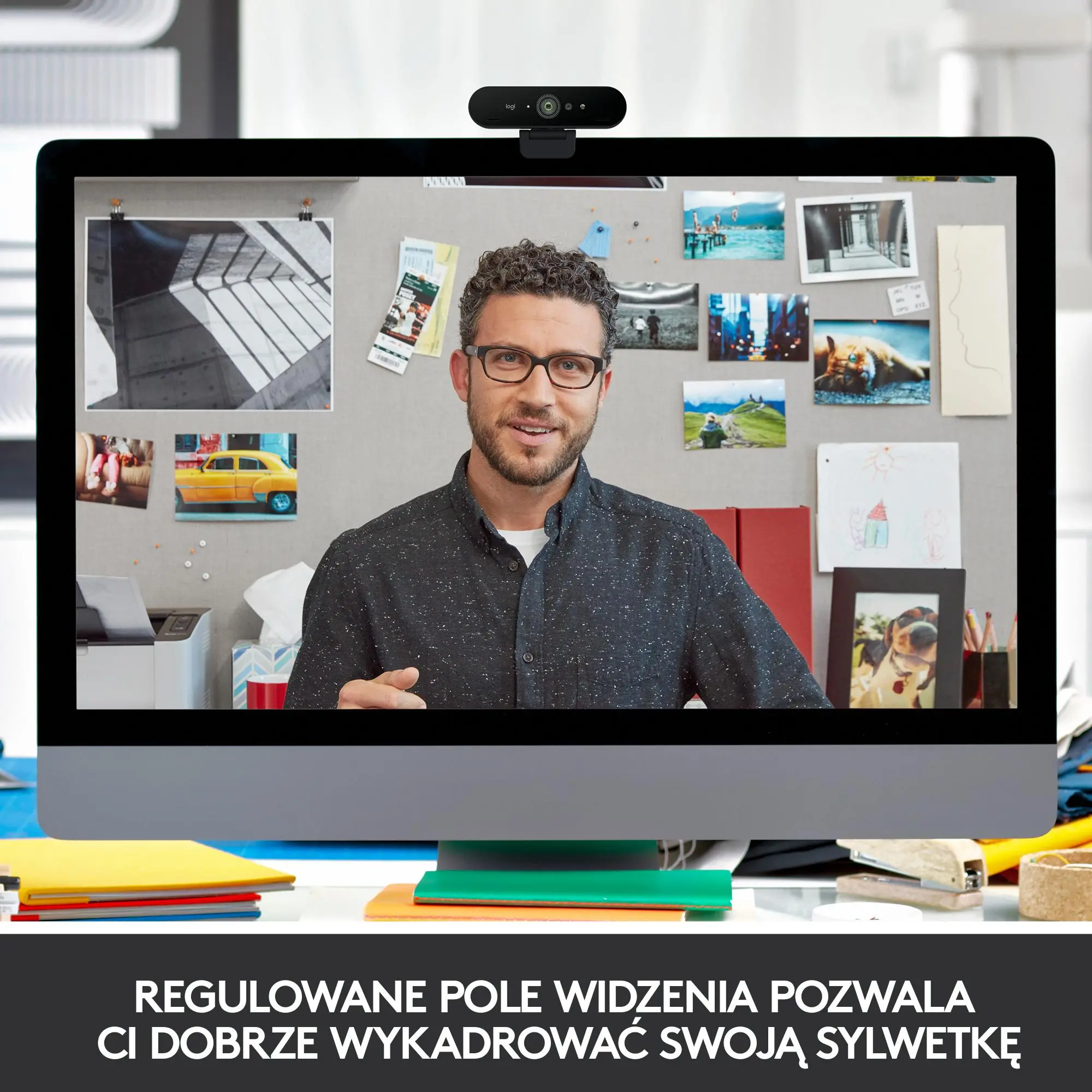 Kamera internetowa Logitech BRIO 4K Stream Edition Czarny