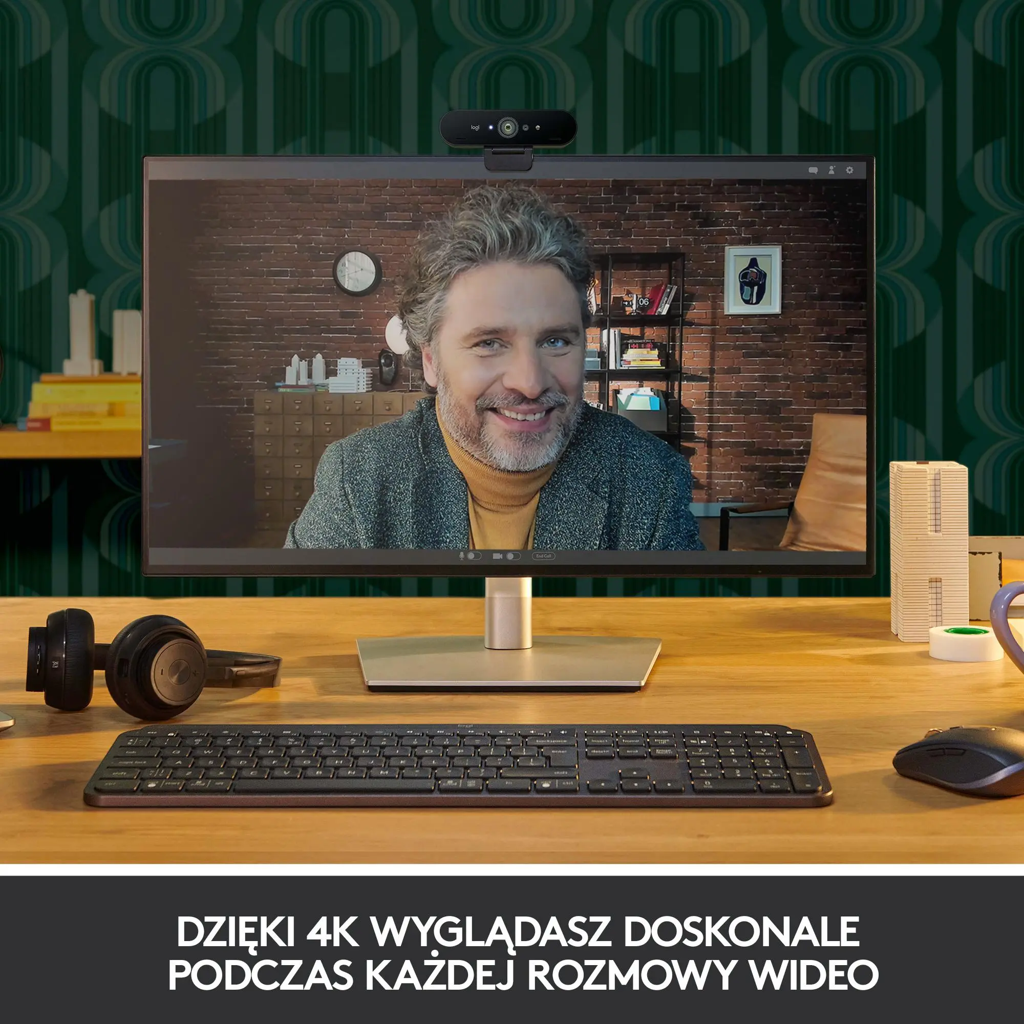 Kamera internetowa Logitech BRIO 4K Stream Edition Czarny