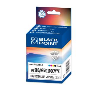 Tusz Black Point BPBLC1100/980CMYK Multipack (zamiennik LC-1100, LC-980) Kolor 36 ml