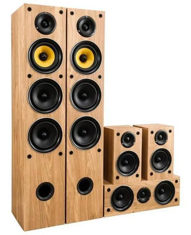 Zestaw kolumn Taga Harmony TAV-506 v.2 Dąb