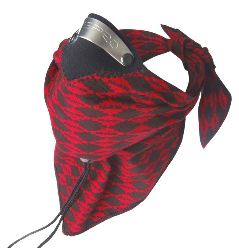Respro Bandit Scarf (czerwono/czarny)