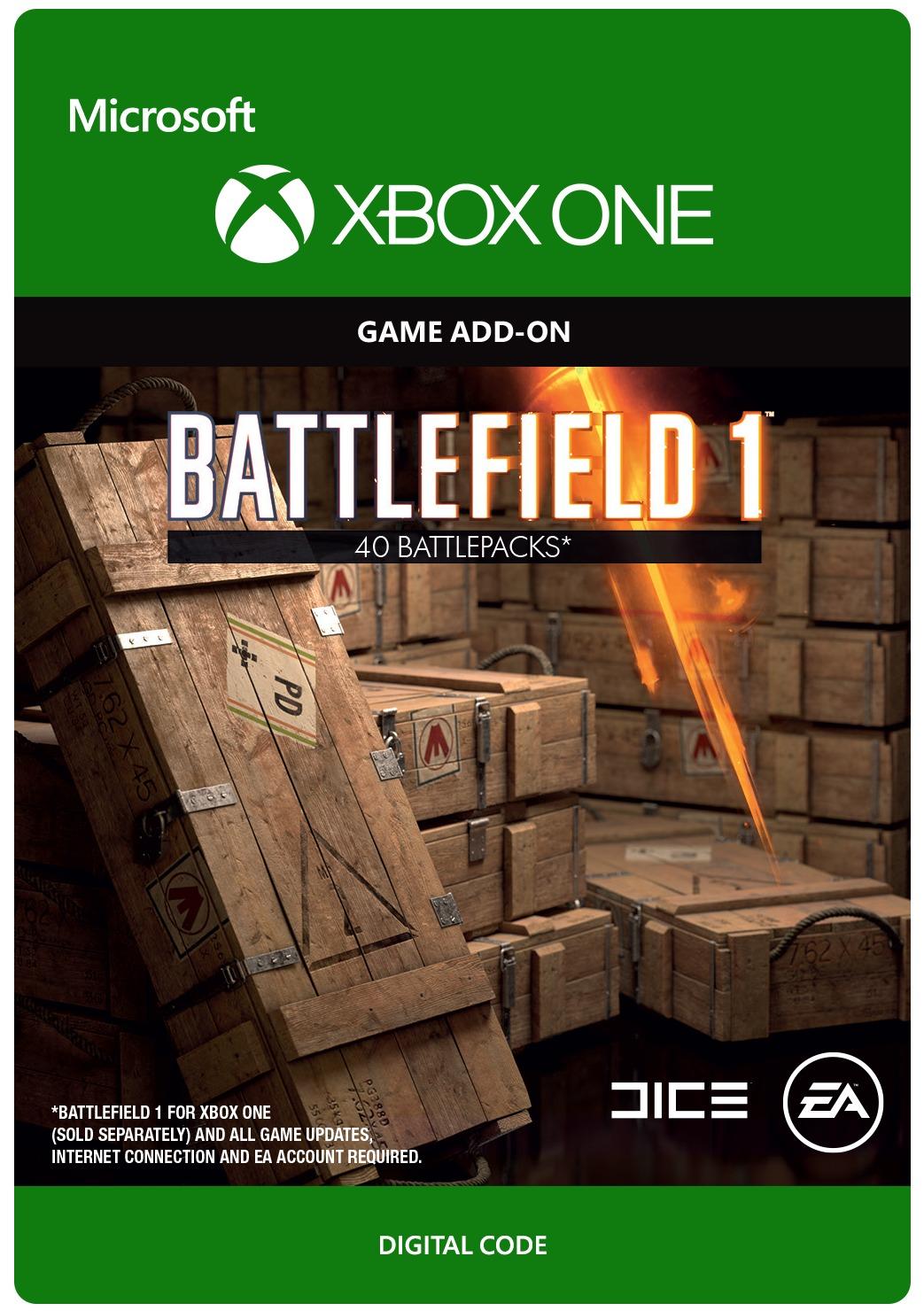 Battlefield 1 - 40 Pakiety Bojowe [kod aktywacyjny] Xbox One