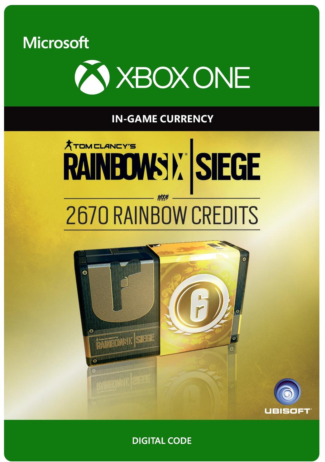 Tom Clancy's Rainbow Six Siege - 2670 Rainbow Six Credits [kod aktywacyjny] Xbox One