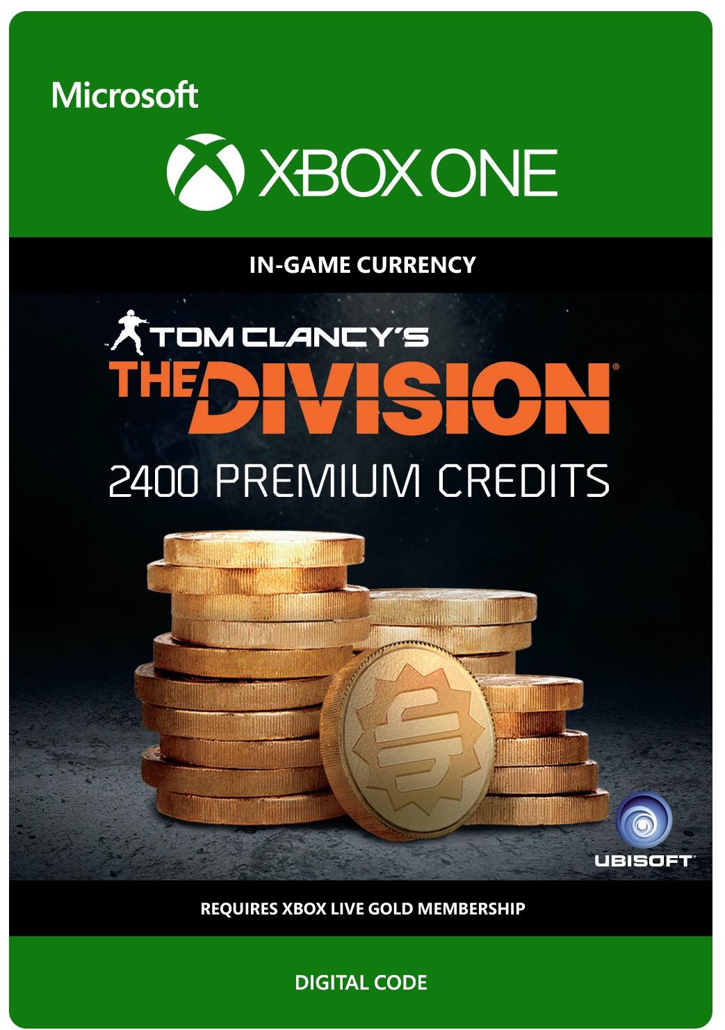 Tom Clancy's The Division - 2400 Premium Credits [kod aktywacyjny] Xbox One