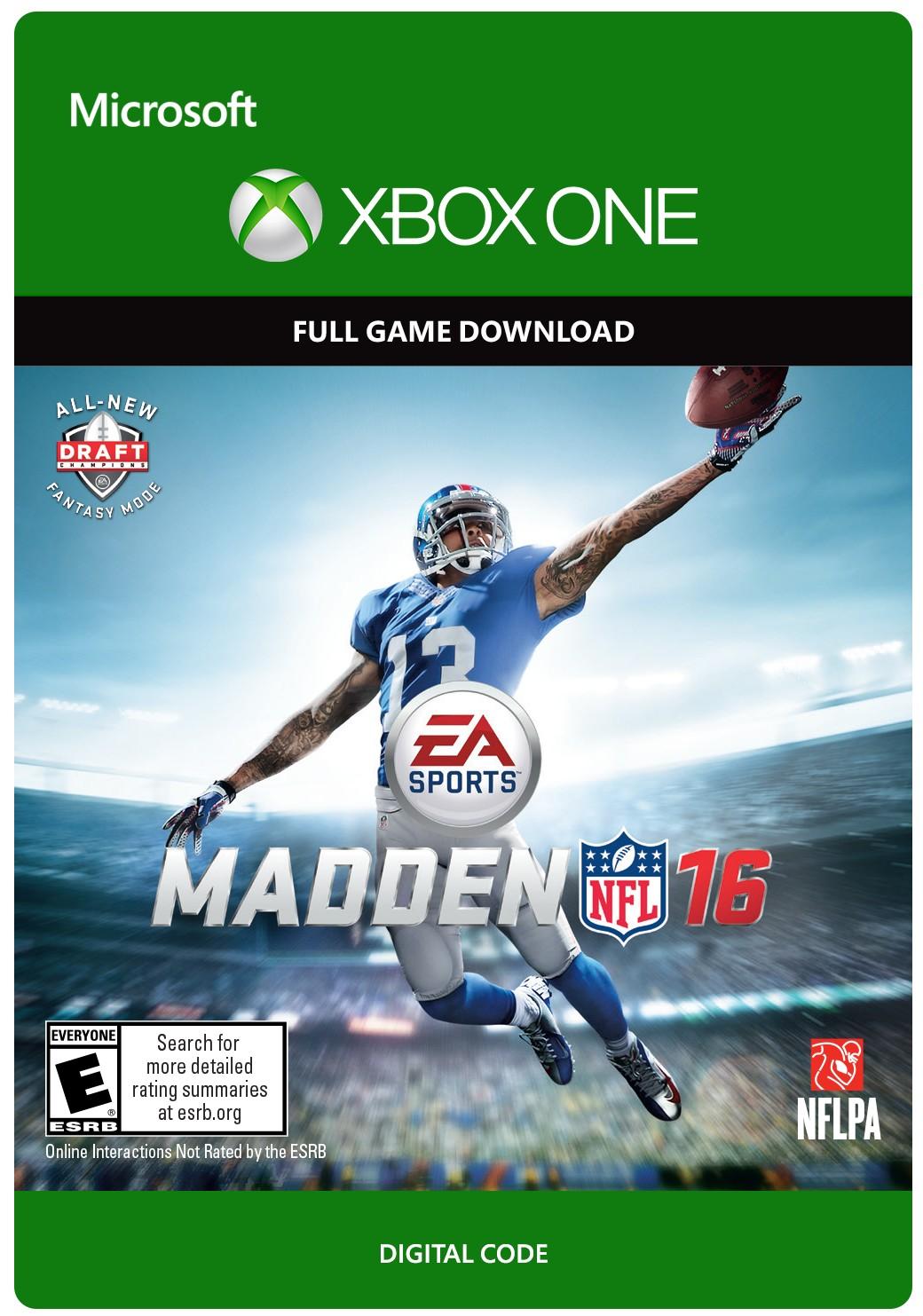 Madden NFL 16 [kod aktywacyjny] Xbox One / Xbox Series X/S
