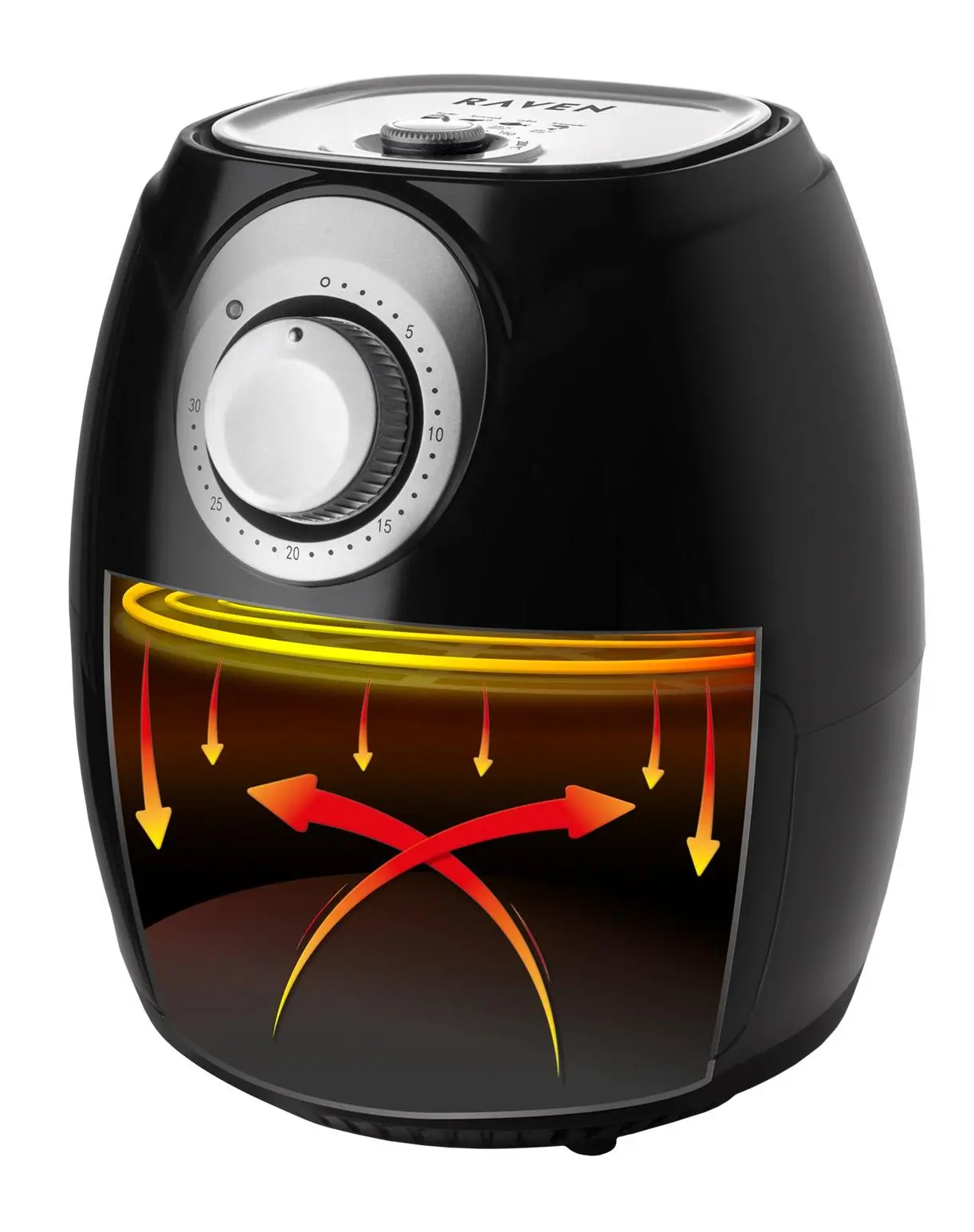 Frytkownica beztłuszczowa Raven EFN002 1300W 2,4l