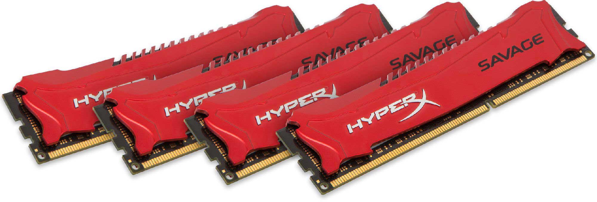 Pamięć RAM Kingston Savage DDR3 32GB (4 x 8GB) 32GB 1600 CL9