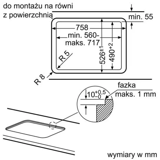 Płyta gazowa Siemens iQ500 EP7A6QB90 75,2cm