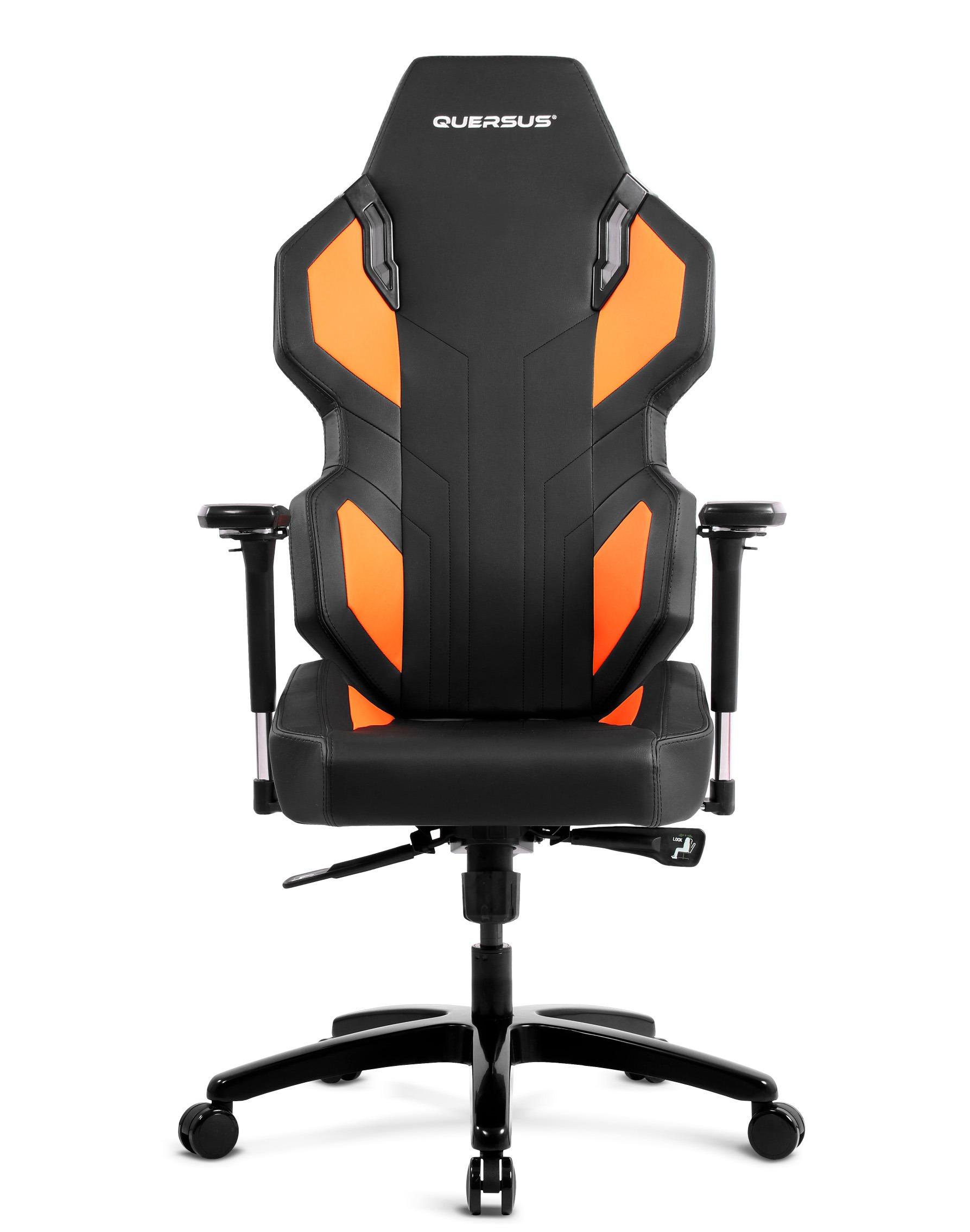 Fotel Quersus E302/XO - EVOS 302 (czarno-pomarańczowy)