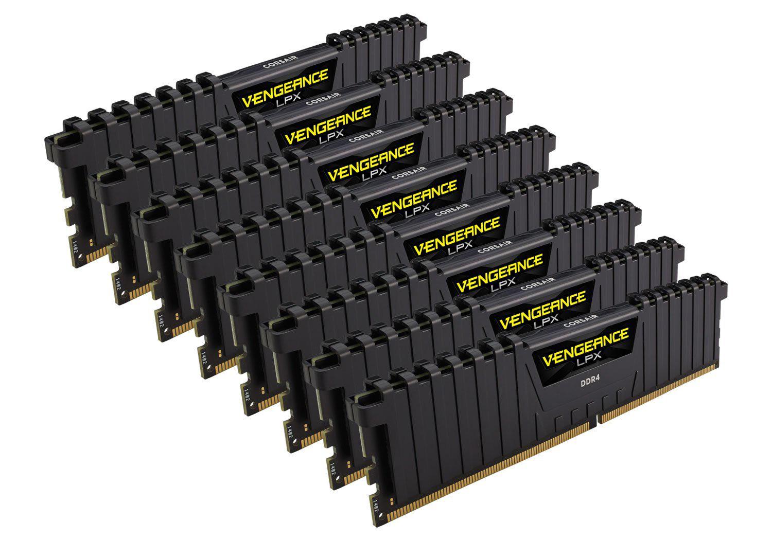 Pamięć RAM Corsair Vengeance LPX DDR4 64GB (8 x 8GB) 2400 CL14