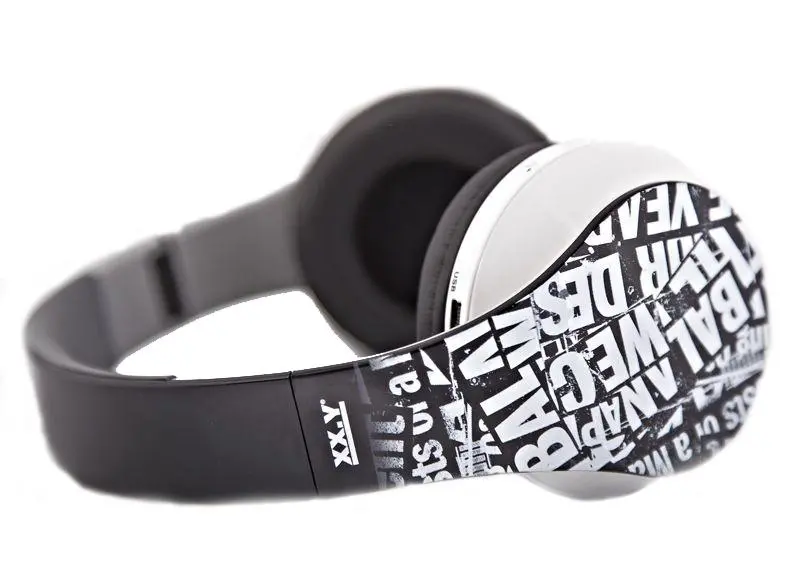 Słuchawki przewodowe XX.Y Dynamic 10 HP-8810   odtwarzacz mp3 i radio FM Nauszne Czarny