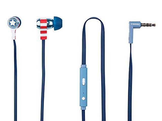 Słuchawki przewodowe Tribe EPW11601 Swing Marvel Captain America - dokanałowe - mikrofon