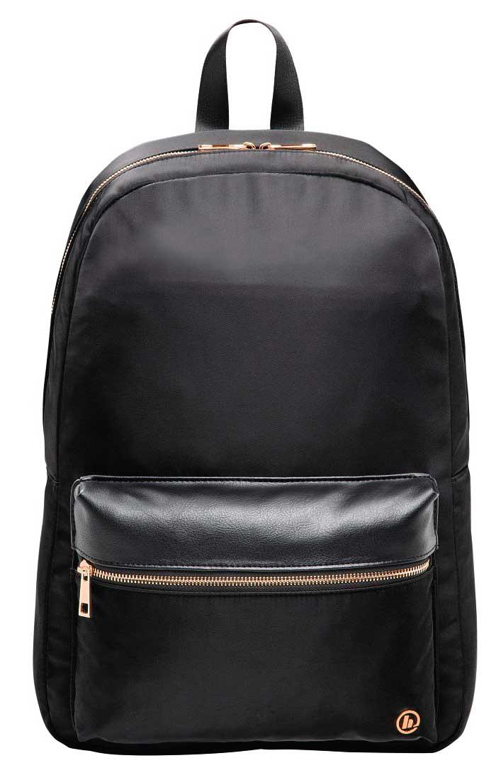 Plecak na laptopa Hama Mission 14" (czarno-różowo-złoty)