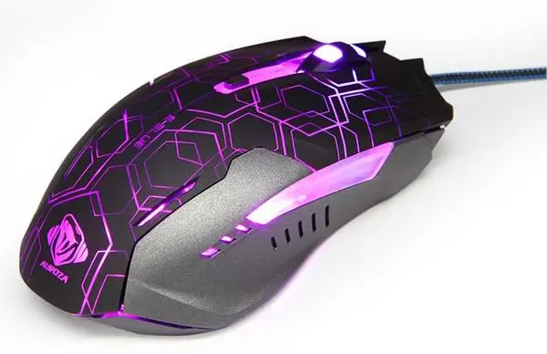 Myszka gamingowa E-BLUE Auroza Hexagon Czarny