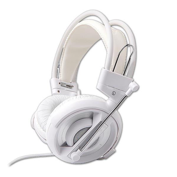 Słuchawki przewodowe z mikrofonem E-BLUE Cobra EHS013WH