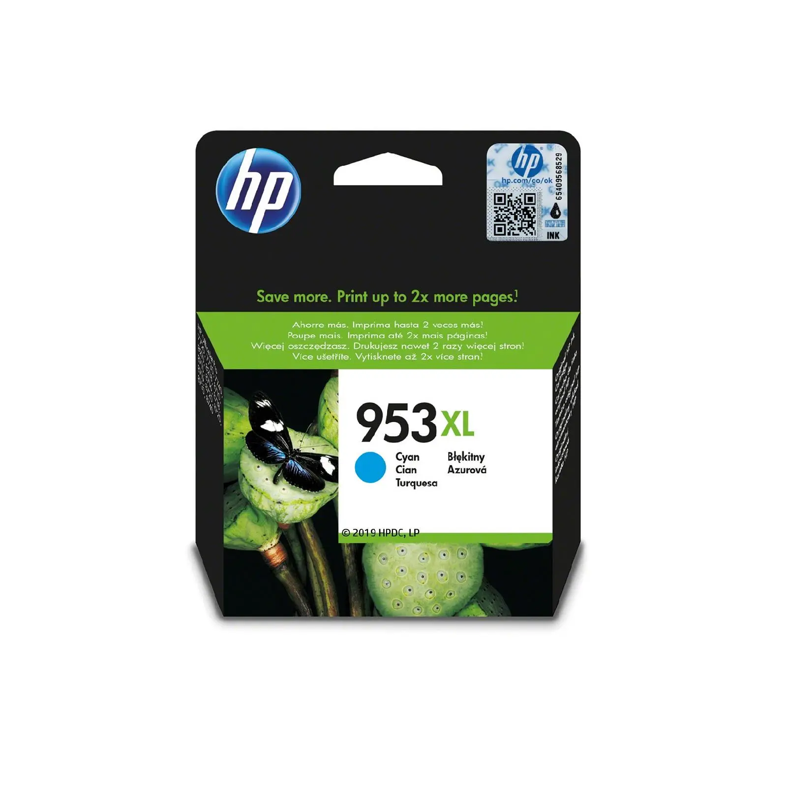 Tusz HP F6U16AE nr 953XL Błękitny 20 ml