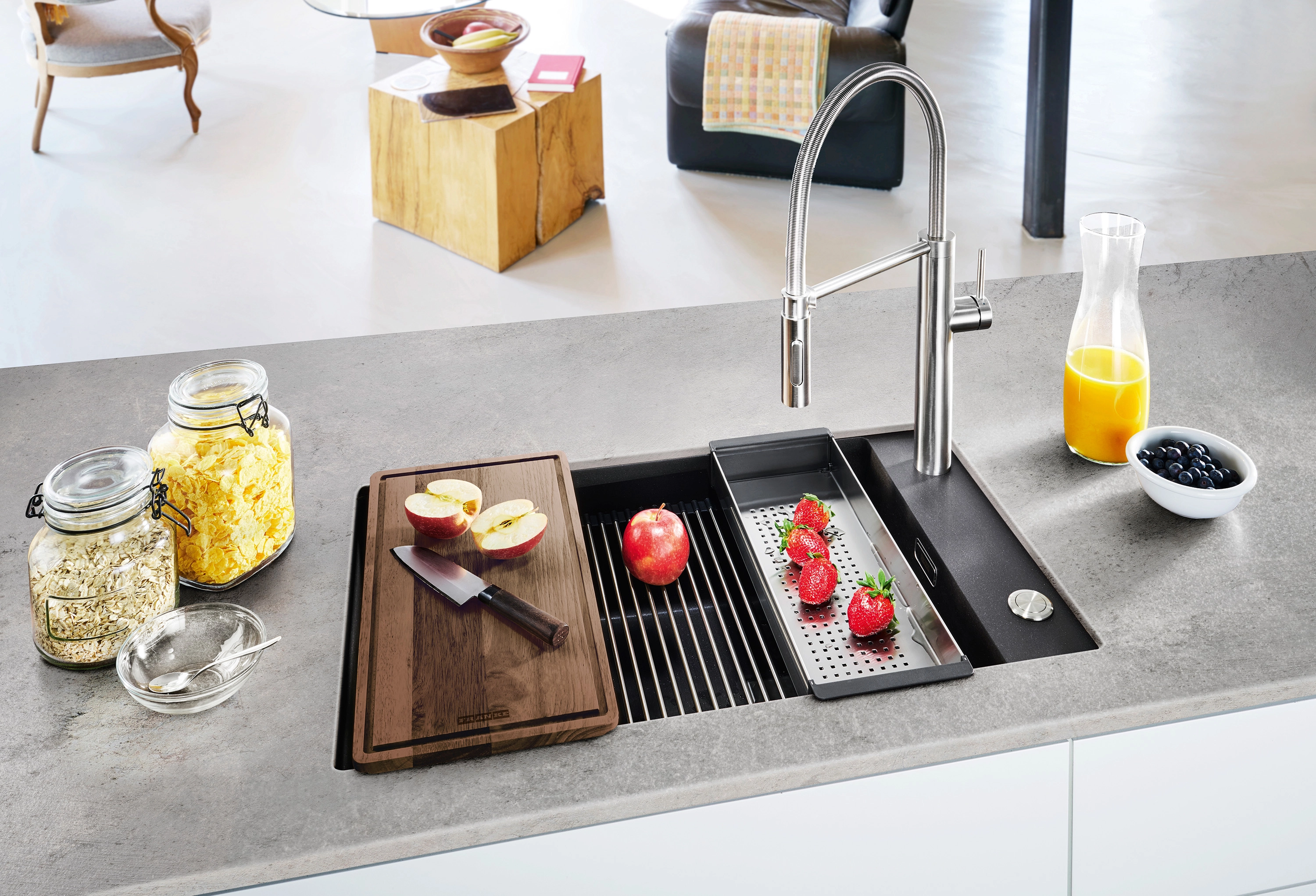Zlewozmywak Franke Kanon KNG 110-62 Granitowy Onyx