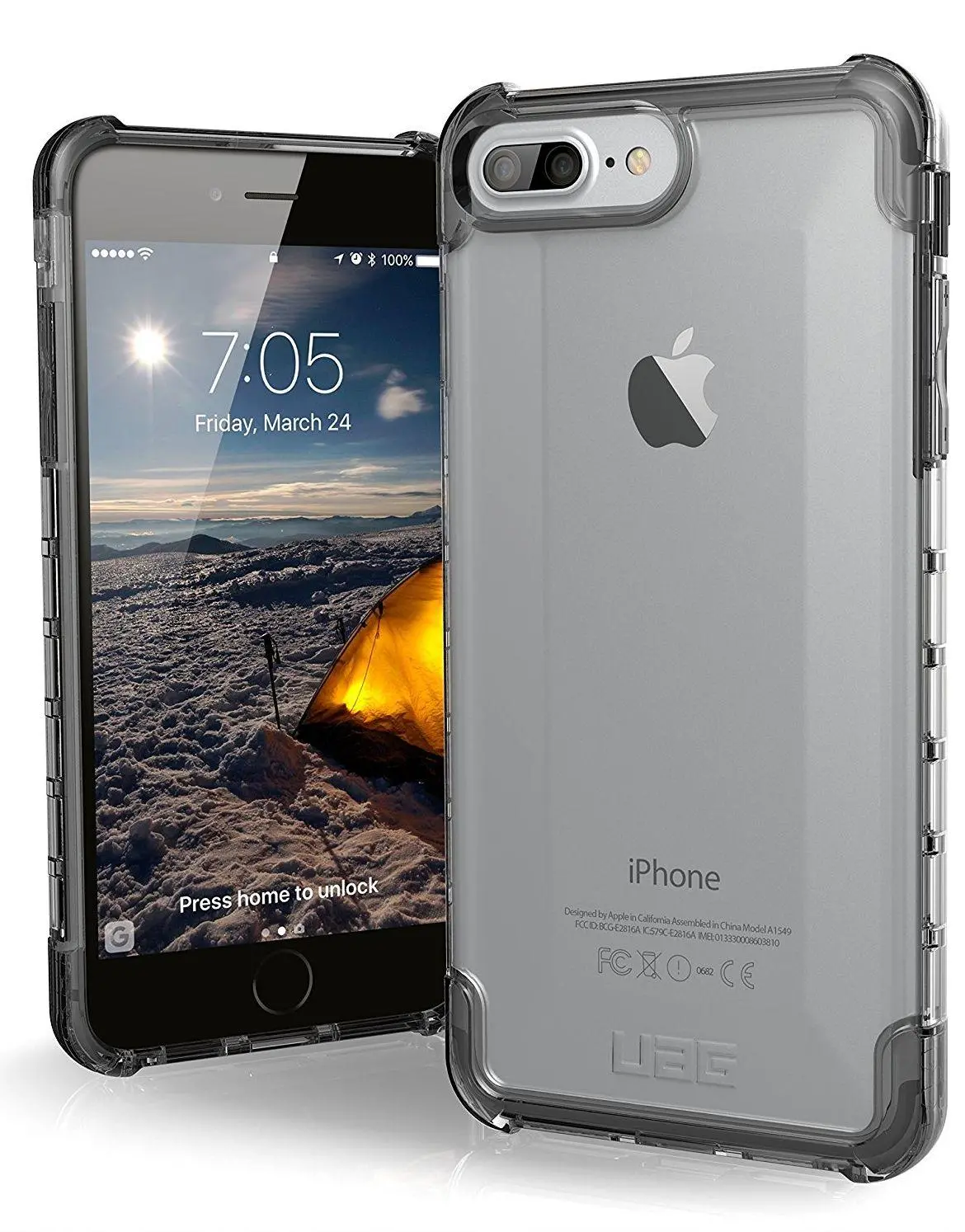 Etui UAG Plyo Case do iPhone 8/7/6S Plus ice