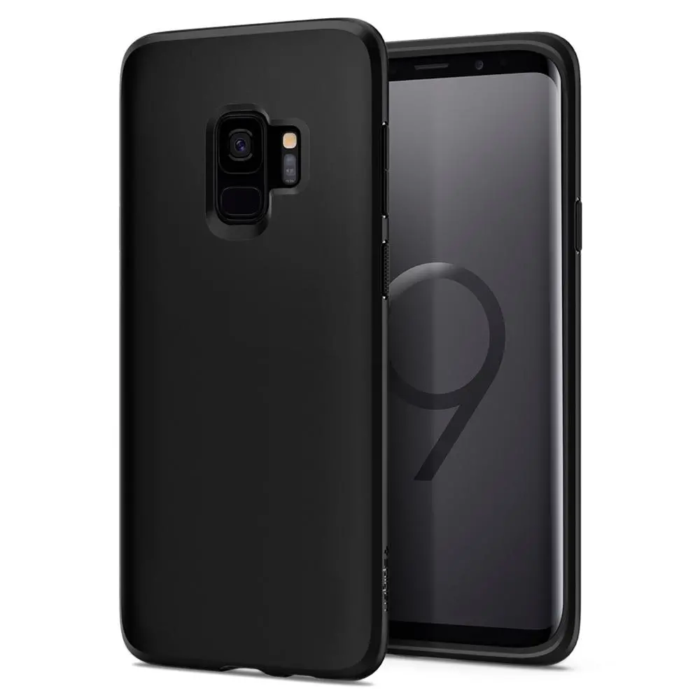 Etui Spigen Liquid Crystal 592CS22825 do Samsung Galaxy S9 Matte black