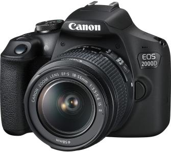 lustrzanka cyfrowa Canon EOS 2000D + EF-S 18-55mm f/3,5-5.6 IS II