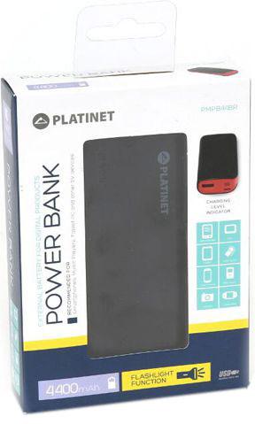 Powerbank Platinet PMPB44BR 4400 mAh (czarno-czerwony)