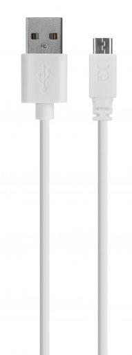 Xqisit Charge & Sync microUSB-USB A (biały)