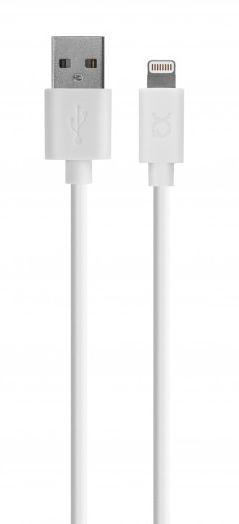 Kabel Xqisit Charge & Sync Lightning-USB A (biały)