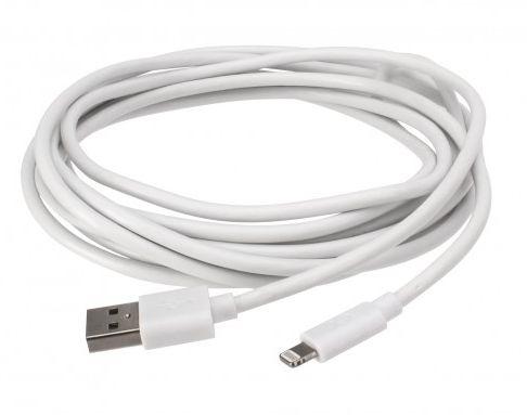 Kabel Xqisit Charge & Sync Lightning-USB A (biały)