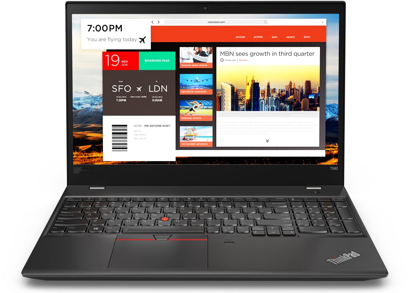 Lenovo ThinkPad T580 15,6" Intel® Core™ i5-8250U 8GB RAM 256GB Dysk SSD Win10 Pro