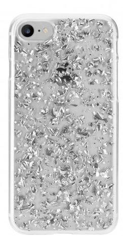 Etui Flavr iPlate Flakes do iPhone 6/6s/7/8 (srebrny)