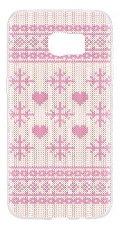 Flavr Case Ugly Xmas Sweater Samsung Galaxy S7 Edge (różowy)
