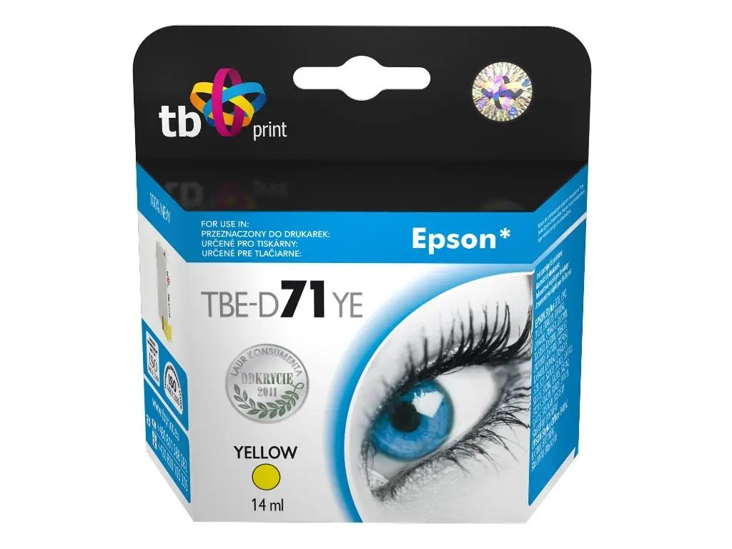 Tusz TB Print TBE-D71YE (zamiennik T0714) Żółty 12 ml