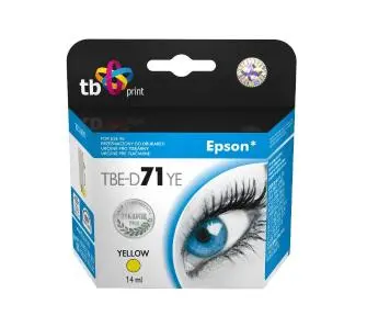 Tusz TB Print TBE-D71YE (zamiennik T0714) Żółty 12 ml