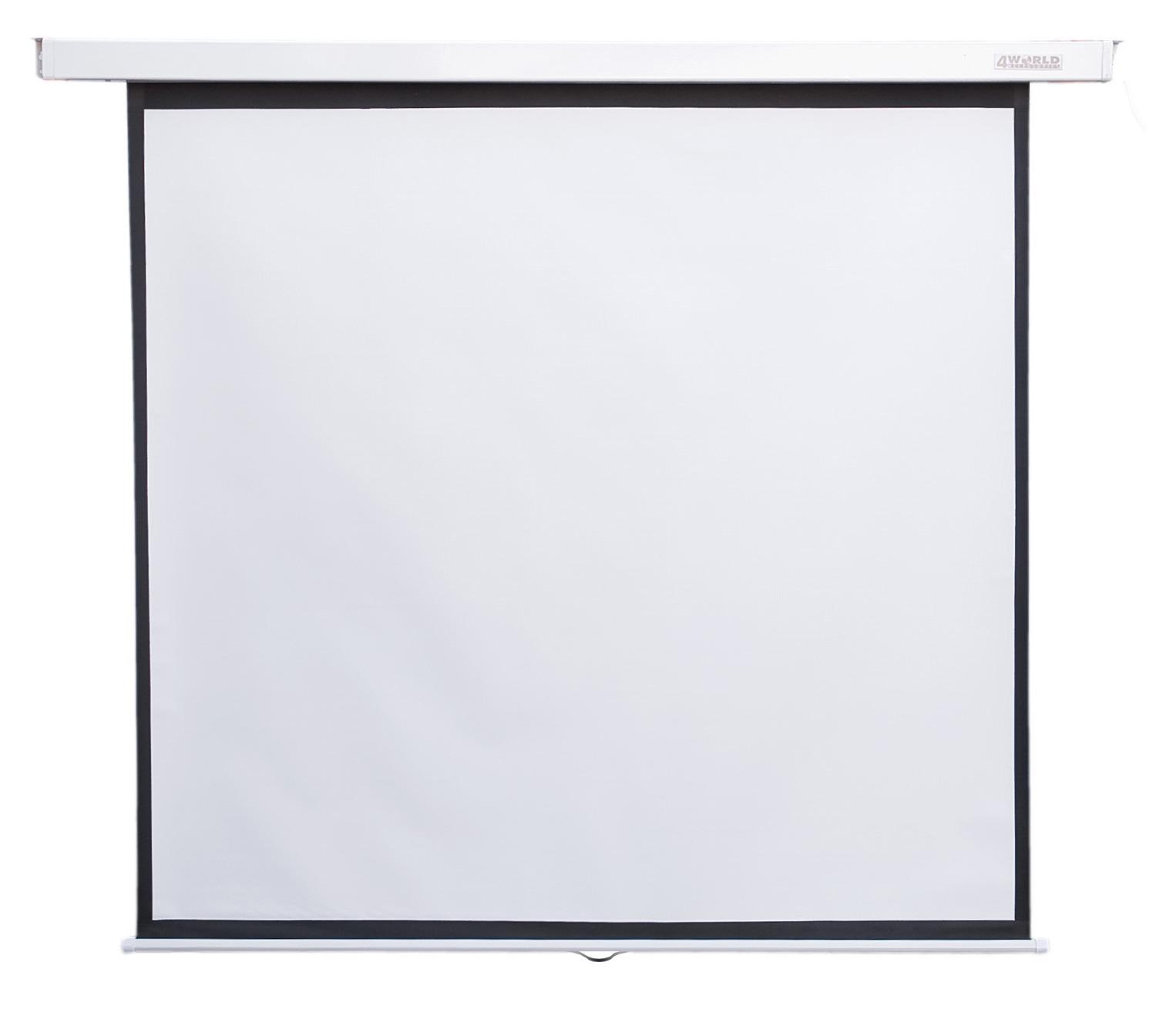 Ekran ręczny 4World 08142